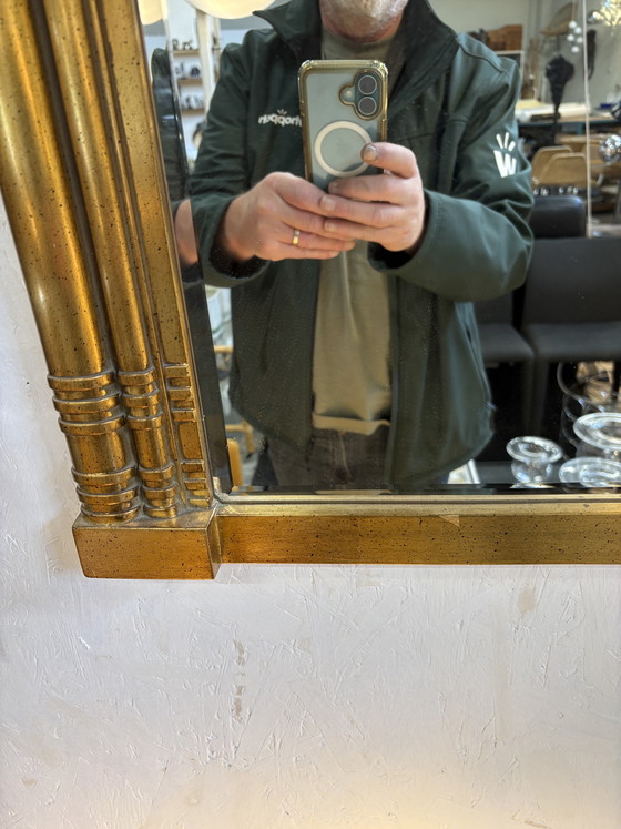 Image 1 of Miroir vintage doré Deknudt Belgique style Hollywood Regency