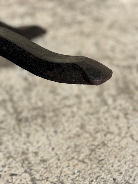 Image 1 of Appendiabiti in ferro battuto a forma di pappagallo, Francis DEWAELE, fabbro di MAROLLES e LOIR-ET-CHER, 1950