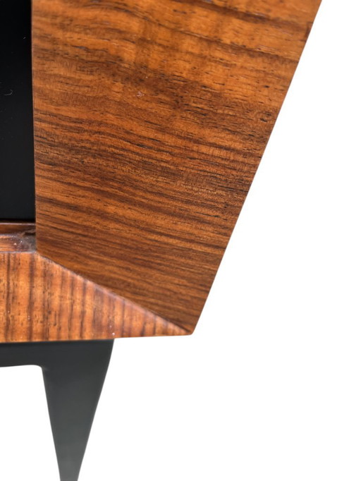 French, 1950s wallnut sideboard