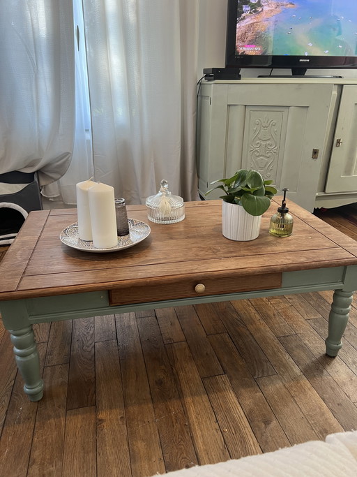 Table basse style campagne