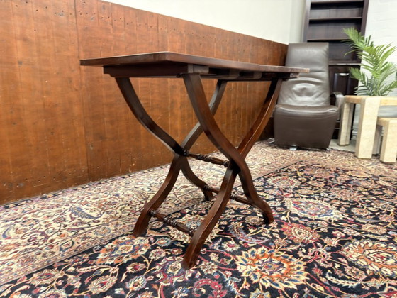 Table d'appoint pliante classique anglaise – Tables d'appoint, Bois (photo 4 of 6)