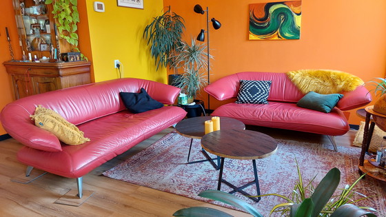 Image 1 of Sofa Frame Design Red Leather Brand Bulfrogg