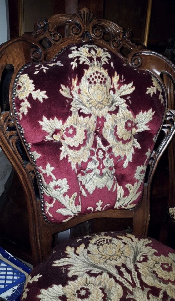 Image 1 of Comedor barroco con 4 sillas, en perfecto estado, como nuevo.