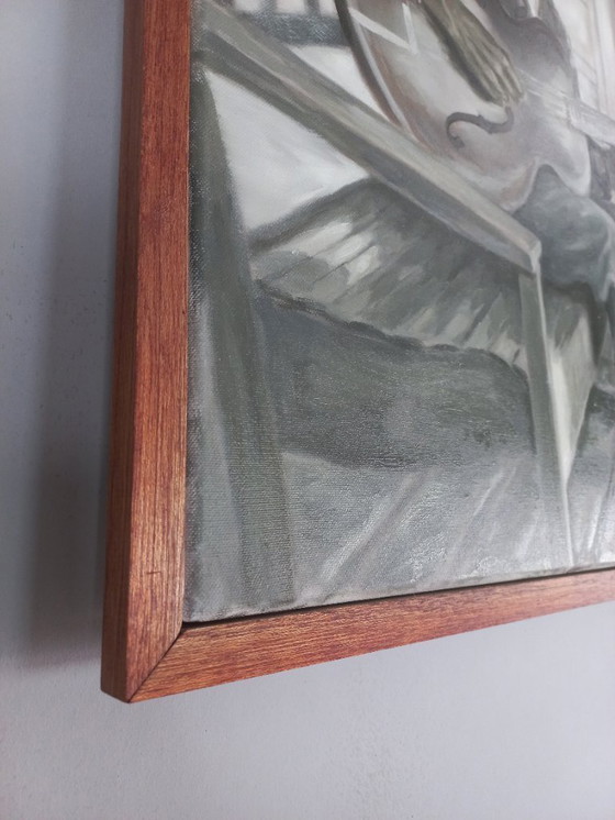 Image 1 of Óleo "Caminando solo" Sef Berkers