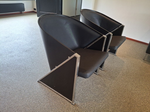 Twee Vintage Mondi Fauteuils van Jouko Järvisalo voor Inno Oy, Finland