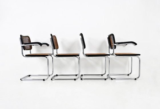 Image 1 of Dining Chairs Style B32 by Marcel Breuer, Set of 4