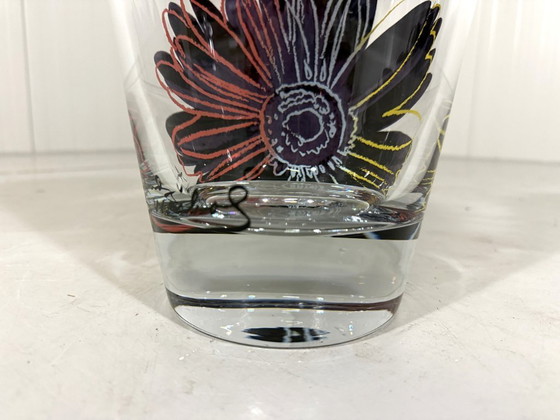 Image 1 of Jarrón de cristal de Andy Warhol para Rosenthal, Alemania, década de 1980