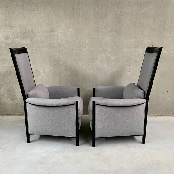 Image 1 of 2 X Poltrone Giorgetti Design Italiano Umberto Asnago