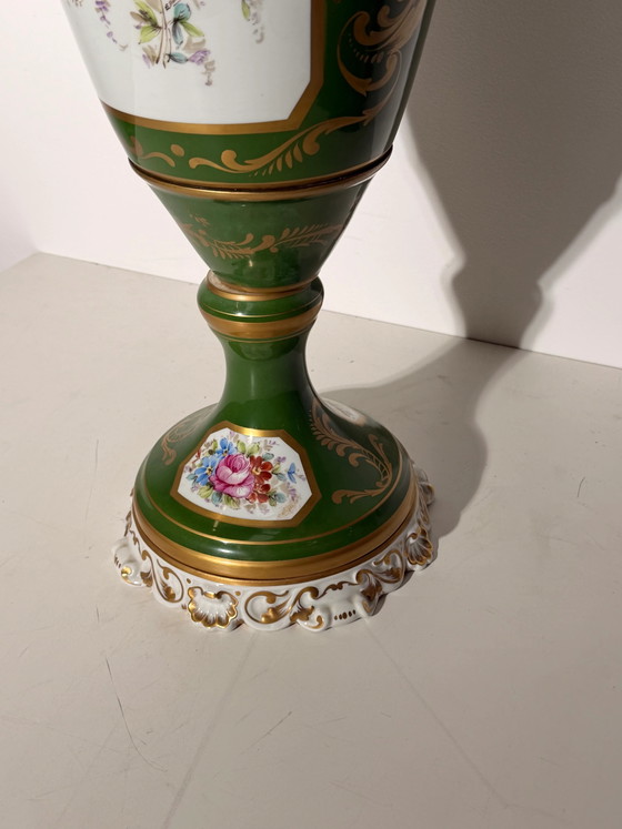 Grand Vase Couvert Porcelaine de Paris (photo 5 of 5)