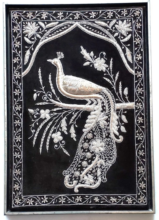 Image 1 of Mooi Zardozi Tapestry (hand made)