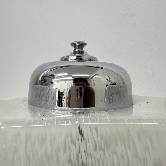 Image 1 of Lampadaire en verre italien de style Mid Century Carlo Nason pour Mazzega, années 1970