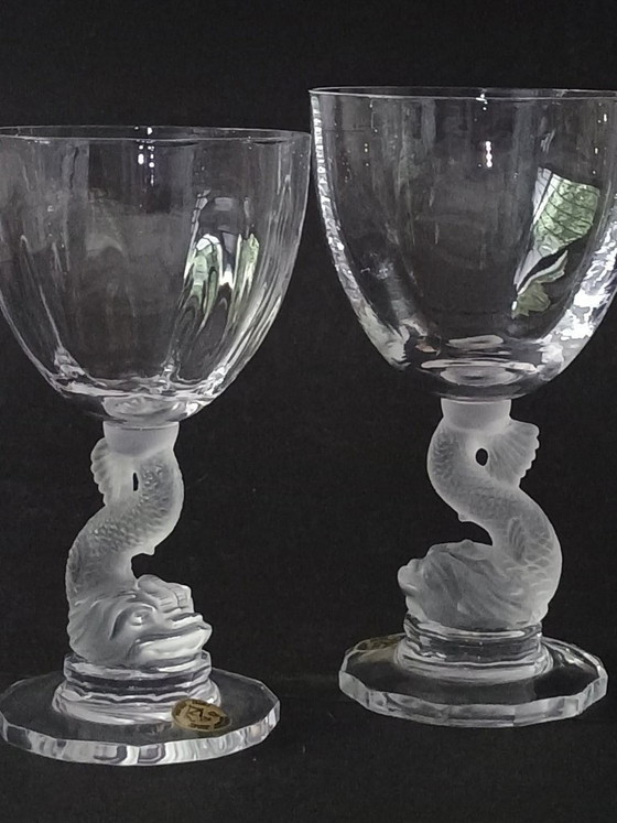 Juego de 13 piezas de cristal – cristallerie de Portieux, Vasos y jarras, Crystal (photo 2 of 5)