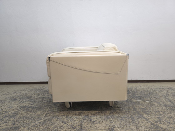 Image 1 of Fauteuil Poltrona Frau Twice Designer Fauteuil en cuir