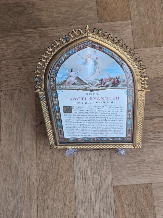 Image 1 of Altar Canon (Altar Cards (Tabellae Lavabo) 19th Century