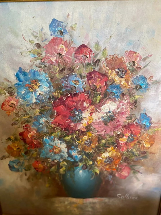 Dipinto a olio su tela bouquet – Sullivan, Dipinti e disegni, Legno (photo 11 of 15)