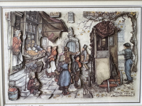Image 1 of Anton Pieck 3D "Organetto per fruttivendolo"