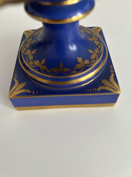 Vaso potpourri in porcellana di Dresda - Carl Thieme Potschappel XIX secolo – Sculture (photo 7 of 8)