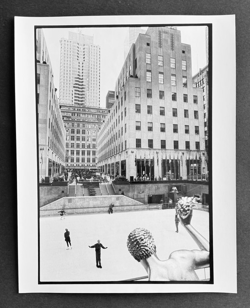 Michel Pinel - New York 1986 - Les patineurs - Photographie signée 