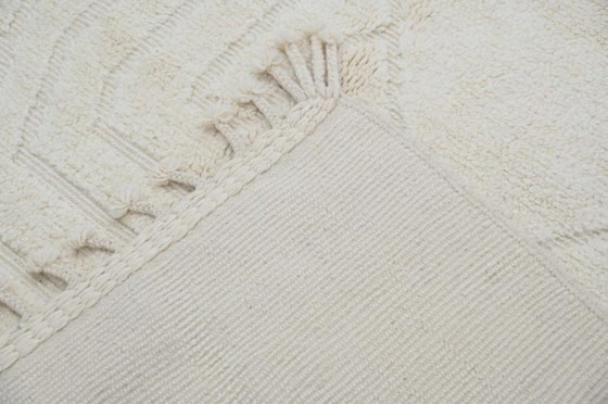 Image 1 of Minimalistischer marokkanischer Beni Ourain Teppich 3x2