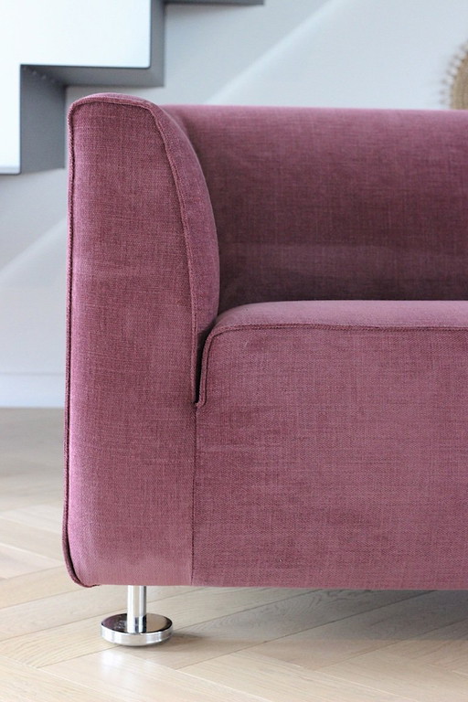 Gelderland 4800 2.5-seater purple velvet