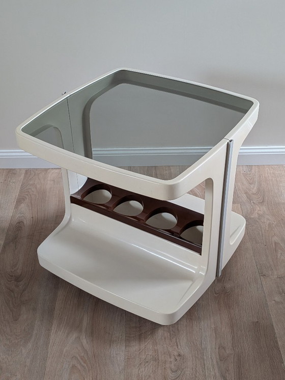 Image 1 of Vintage "Space Age" Bar Cart by Marc Held for Prisunic/Flair, 1970s
