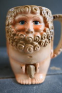 Vintage Adam & Eve Mugs Japan