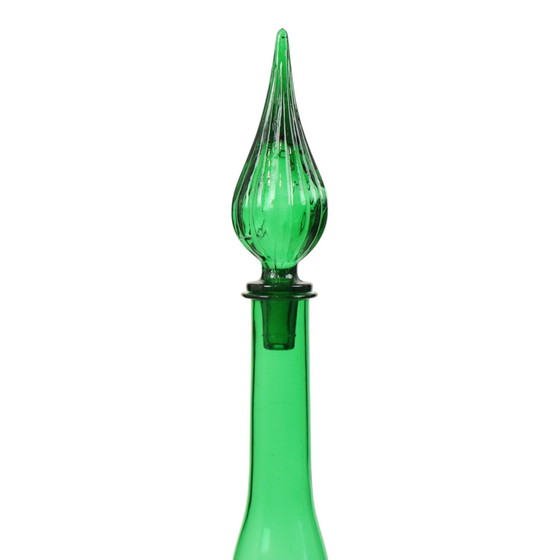 Image 1 of Riesige grüne Glaskaraffe Genie Bottle
