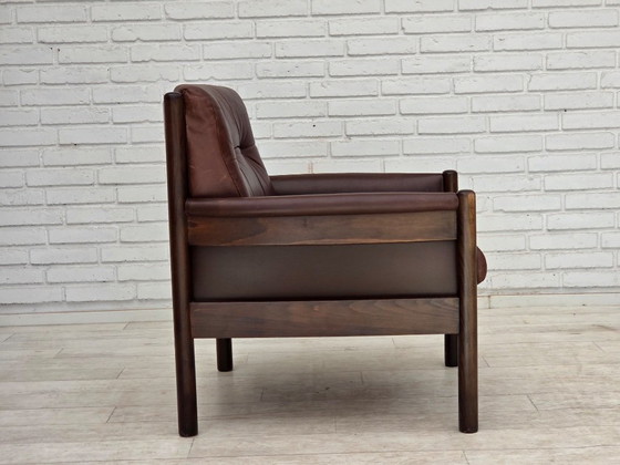 1970er Jahre, skandinavischer Sessel, Möbelleder, Buchenholz – Wood (photo 7 of 18)