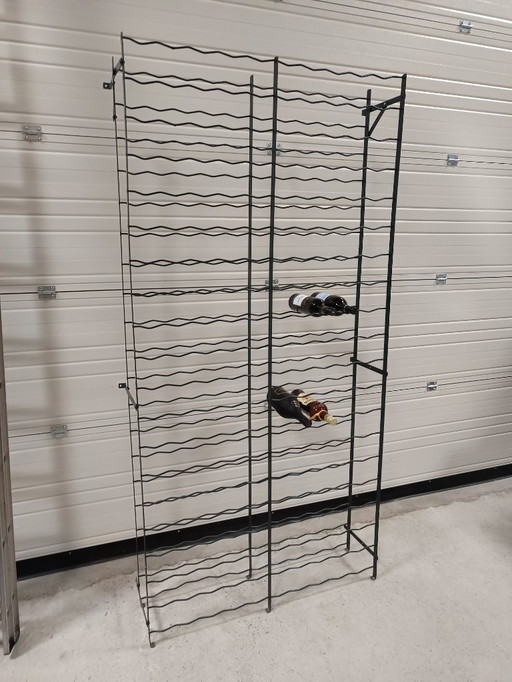 Large wine rack/bottle rack in metal 200 bottles