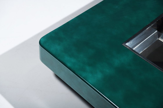 Image 1 of  Signed Willy Rizzo vintage ‘TR’ Coffee Table, Studio Willy Rizzo, Italy, 1970s