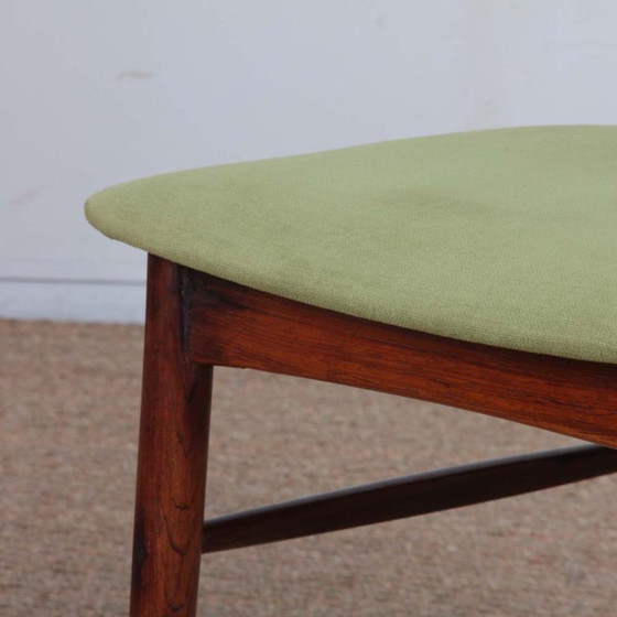 Image 1 of Set van 4 Scandinavische palissander stoelen van Niels Koefoed