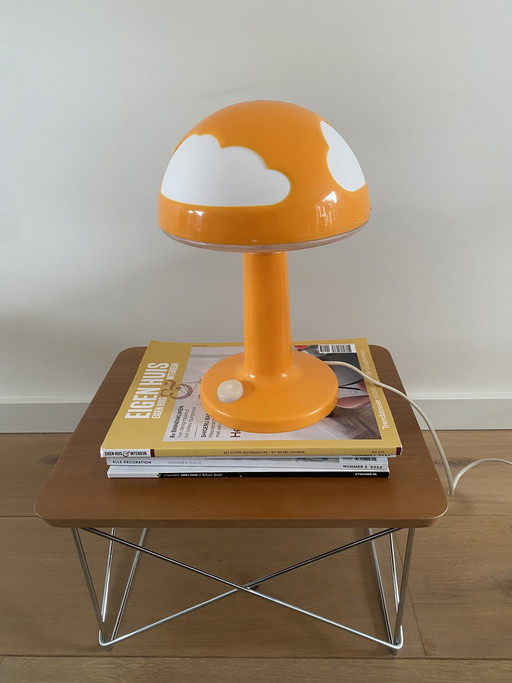 Lampada da tavolo vintage IKEA arancione Skojig nuvola - lampada da tavolo