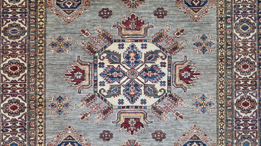Handmade oriental wool Ziegler Kazak carpet New! 168x237cm