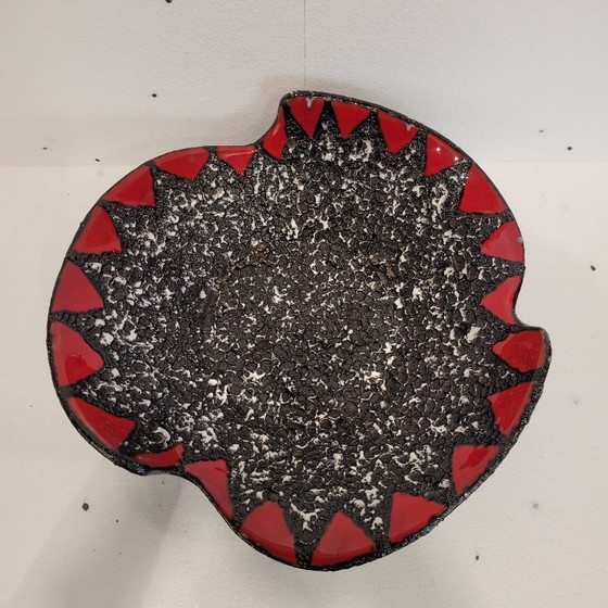 Image 1 of Volcanic centerpiece, Vallauris ceramics, Marius Musarra, Mabyjo's, 60's - France