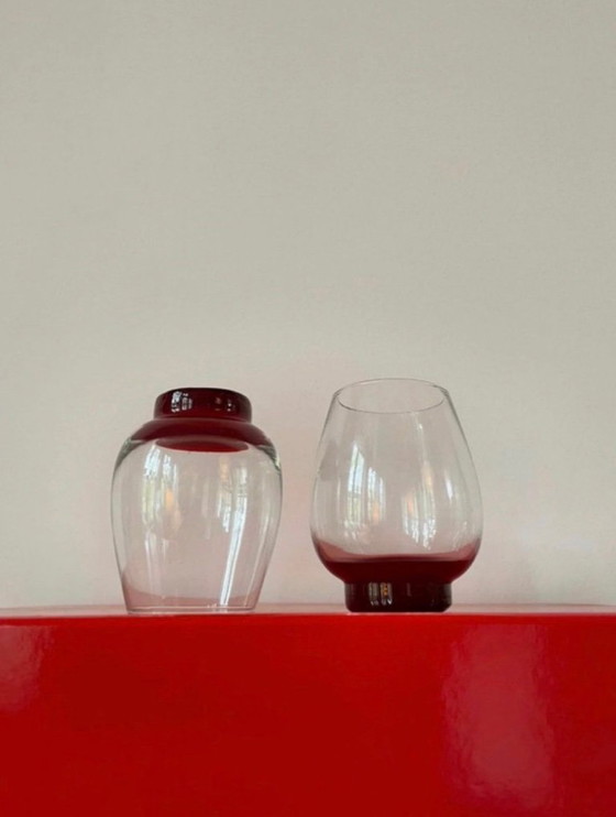 Image 1 of Set da bere vintage con pene "Fallos" - Holmegaard Danimarca - caraffa + bicchieri