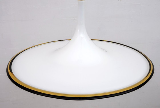 Image 1 of Lustre italien moderne du Mid Century Hat en verre de Murano, 1970