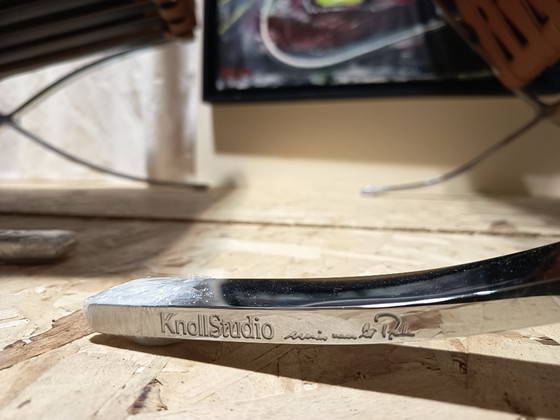 Image 1 of Sillones KNOLL Studio Barcelona (NUEVA Serie 2026) en piel natural (color coñac)