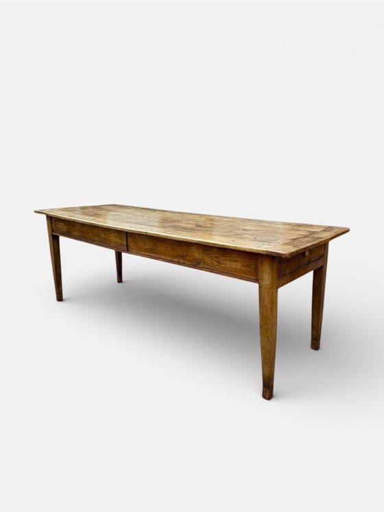 Image 1 of Table de salle à manger française ancienne, 233 cm