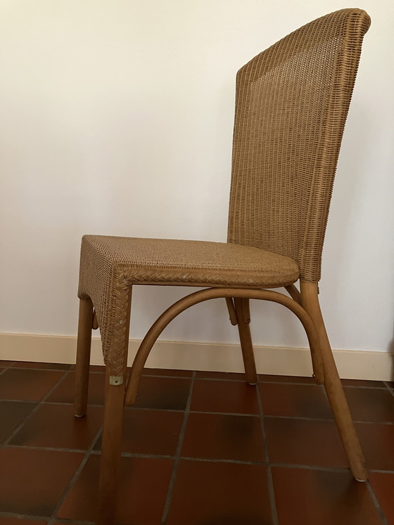 Image 1 of 4 Lloyd Loom Eetkamerstoelen
