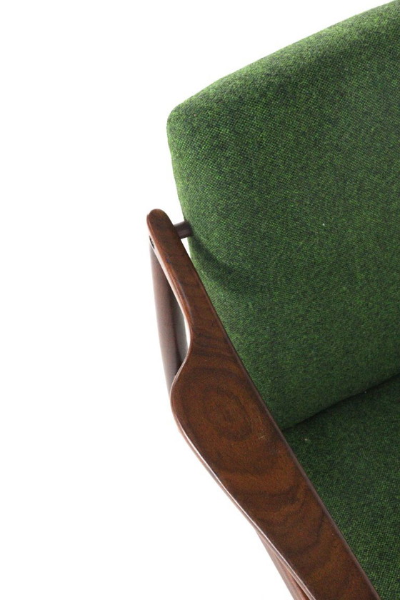 Image 1 of Hartmut Lohmeyer voor Wilkahn fauteuil vintage gestoffeerd