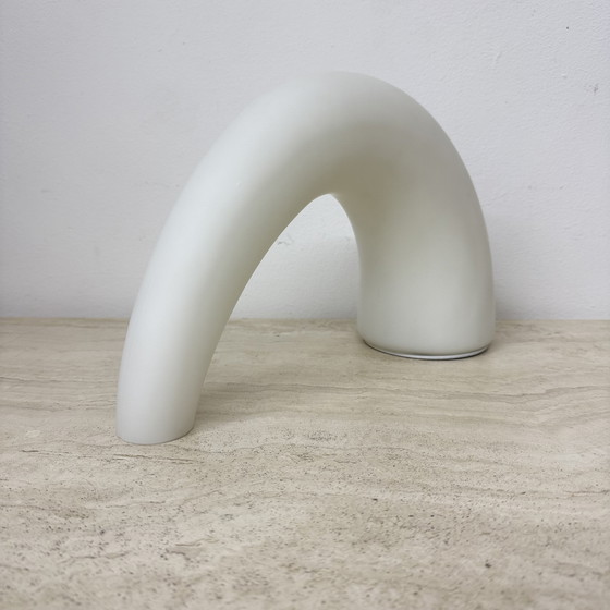 Image 1 of Fontana Arte Thor glass table lamp , 1980s Italy