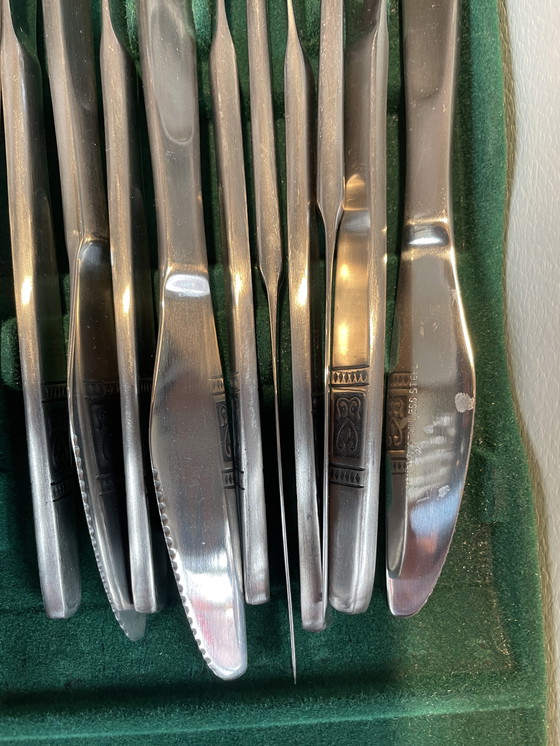 Image 1 of Bestekset jaren 60, in orginele cassette 