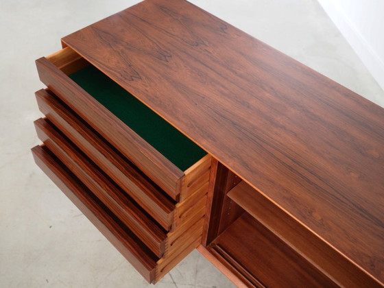 Image 1 of Anrichte aus Palisanderholz, dänisches Design, 1970er Jahre, hergestellt von Omann Jun