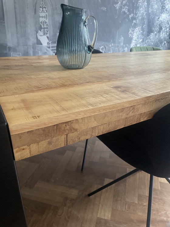 Image 1 of Tafel Mangoholz mit Staal 200cm