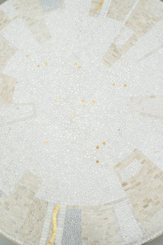 Image 1 of Tavolino da caffè in mosaico di Berthold Müller degli anni Cinquanta