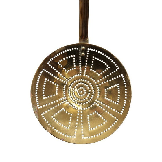 Image 1 of Antico skimmer olandese in ottone, XIX secolo