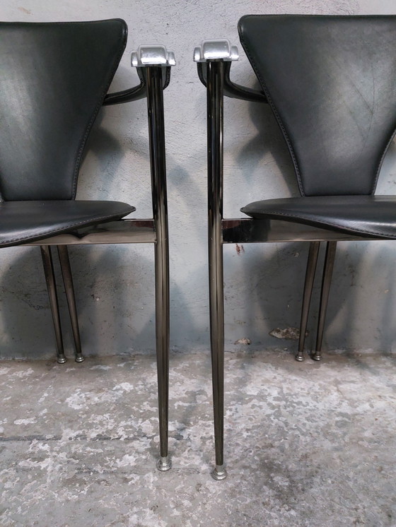 Image 1 of  4 x arrben dining chairs