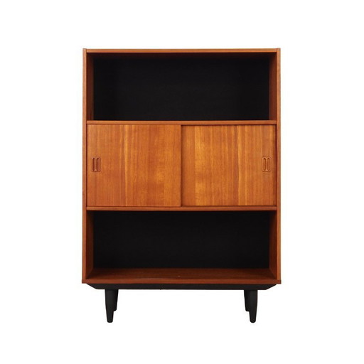 Teakholz-Bücherregal, dänisches Design, 1970er Jahre, hergestellt in Dänemark