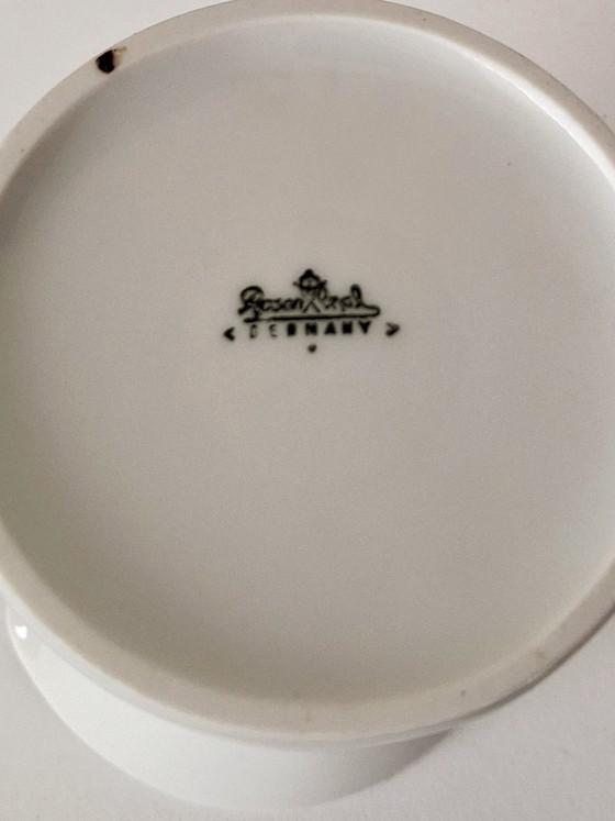 Image 1 of Rosenthal German Tea Set (4-piece) | High-Footed Cups | Vintage Mid-Century 1950s