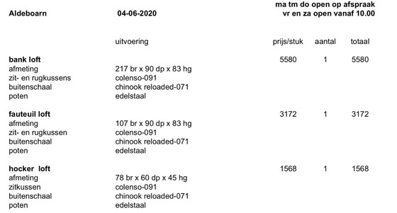 Image 1 of IP design driezitsbank, hocker en stoel